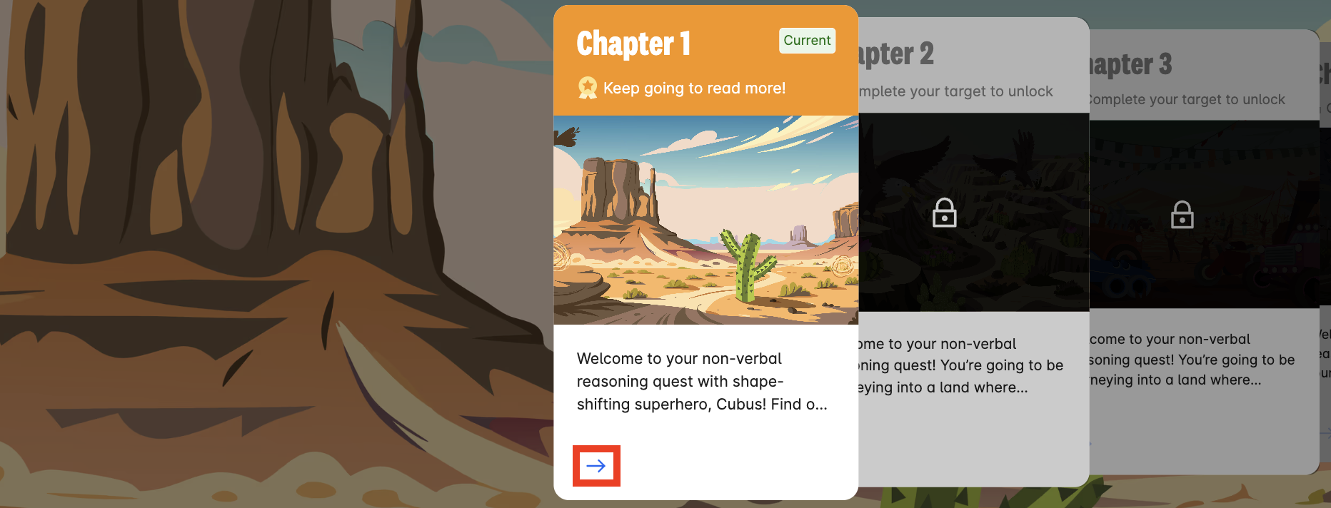 Shape Shifter story (Non-Verbal Reasoning).